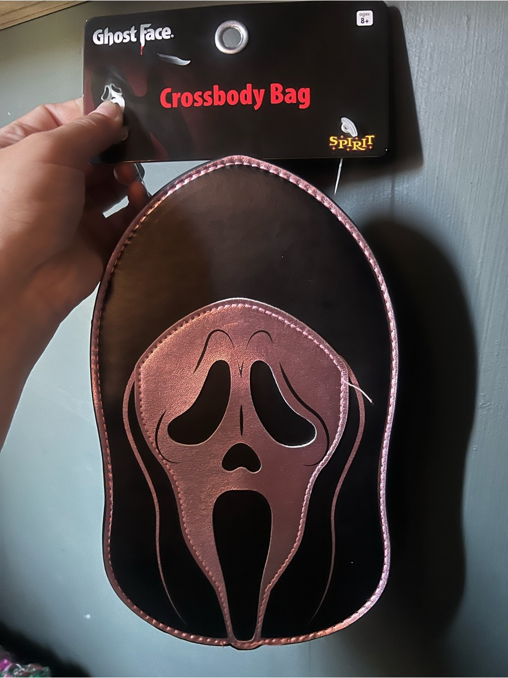 Ghostface Crossbody bag in Pink and Black (NWT)